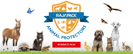 The search is on for 10 Rajapack Animal Protectors!